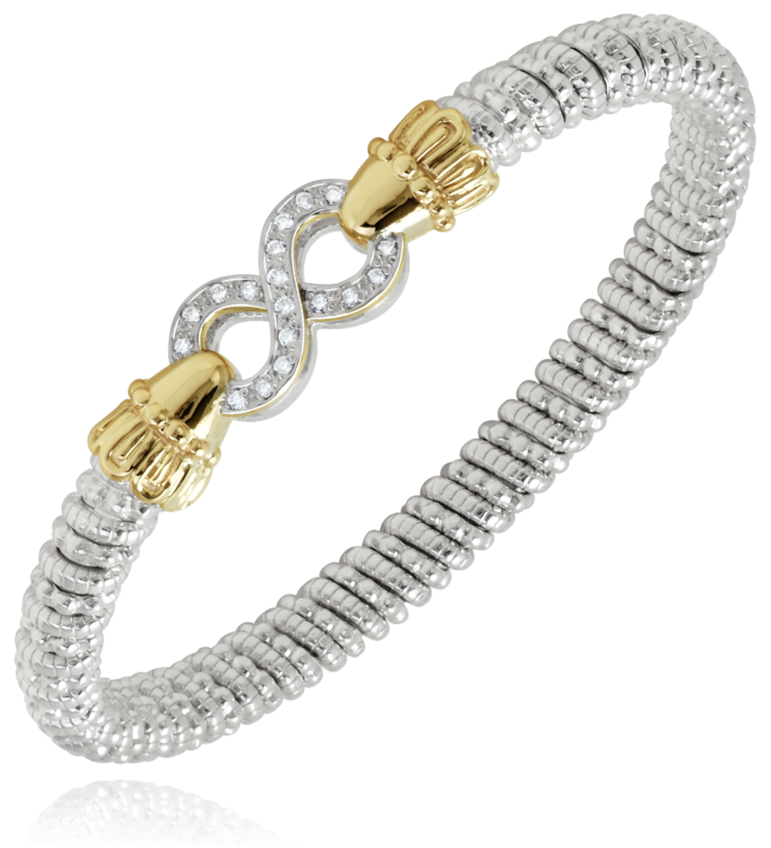 Vahan - 14K Gold & Sterling Silver Diamond Bracelet - Kuhn's Jewelers - 22823D06