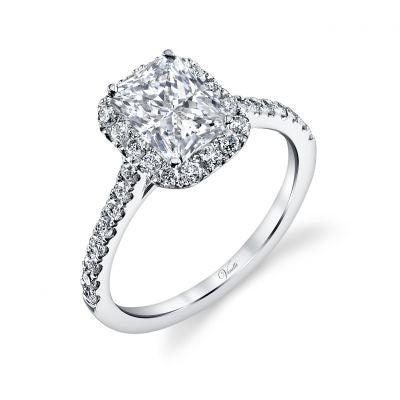 14K White Gold and Diamond Engagement Ring - Kuhn's Jewelers