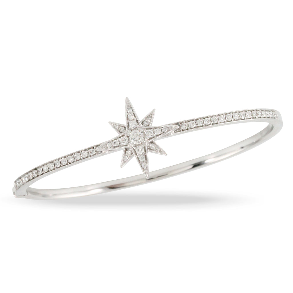 18K WG Diamond Bangle