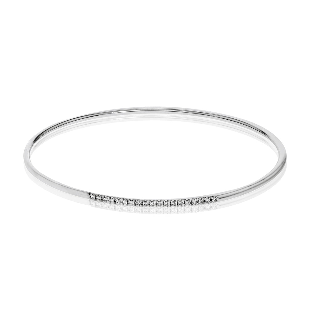 Simon G - 18K WG Diamond Bangle