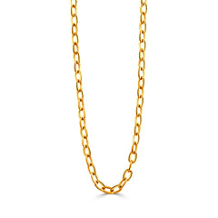 DOVES 18K Yellow Gold Oval Chain