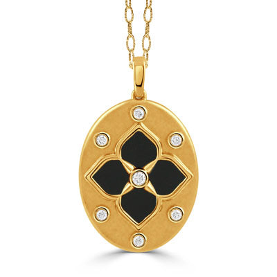 DOVES 18K Yellow Gold "Ravenna" Pendant