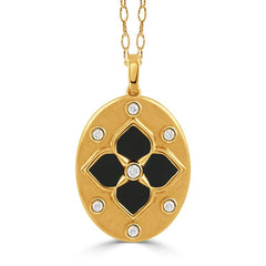 DOVES 18K Yellow Gold "Ravenna" Pendant