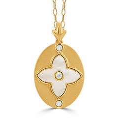 DOVES 18K Yellow Gold "Ravenna" Pendant
