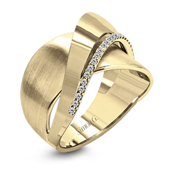 Simon G - Clio Fashion Ring in Two-tone 18K Gold with Diamonds