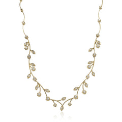 Simon G Magnificent Garden Necklace in 14k Yellow Gold with Diamonds