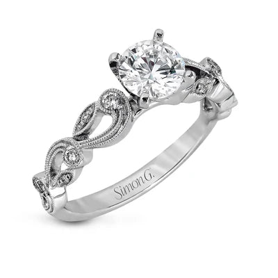 WG Trellis Diamond Engagement Ring