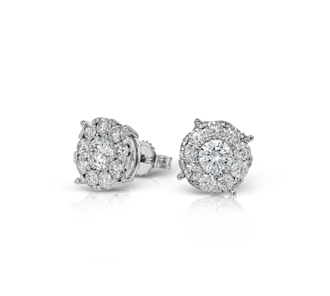Simon G - 18K WG Diamond Stud Earrings
