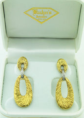 Gold & Diamond Earrings