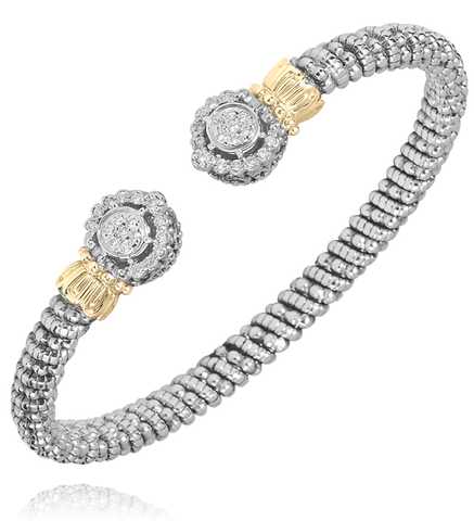 Vahan - 14K Gold & Sterling Silver, Diamond Bracelet - Kuhn's Jewelers - 21853D