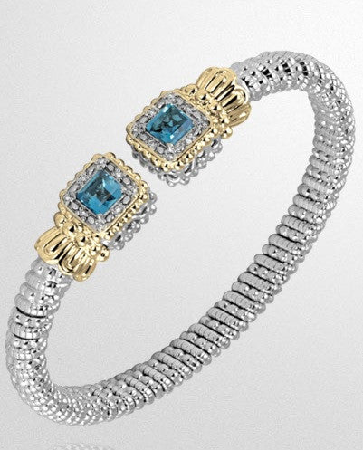 Vahan 6mm Blue Topaz - Kuhn's Jewelers