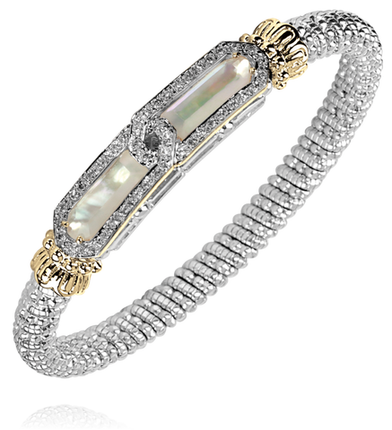 Vahan - 14K Gold & Sterling Silver, Mother of Pearl Bracelet - Kuhn's Jewelers