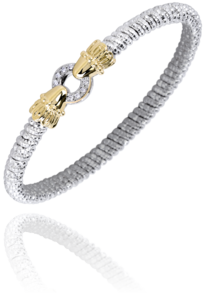 Vahan - 14K Gold & Sterling Silver Diamond Bracelet - Kuhn's Jewelers - 22714D04