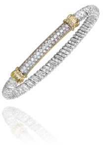 Vahan - 14K Gold & Sterling Silver, Diamond Bracelet - Kuhn's Jewelers - 22738D06