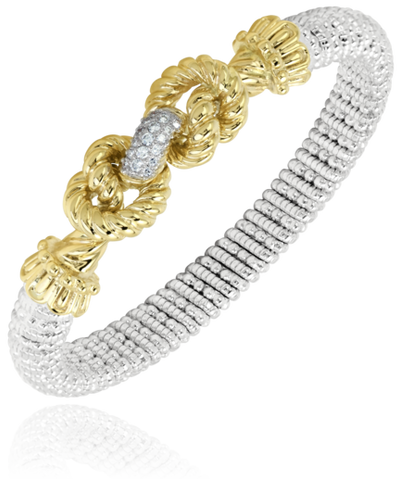 Vahan - 14K Yellow Gold & Sterling Silver, Diamond Bracelet - Kuhn's Jewelers - 22806D08