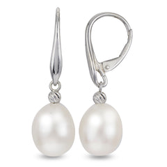 SS Pearl & Bead Drop Earrings
