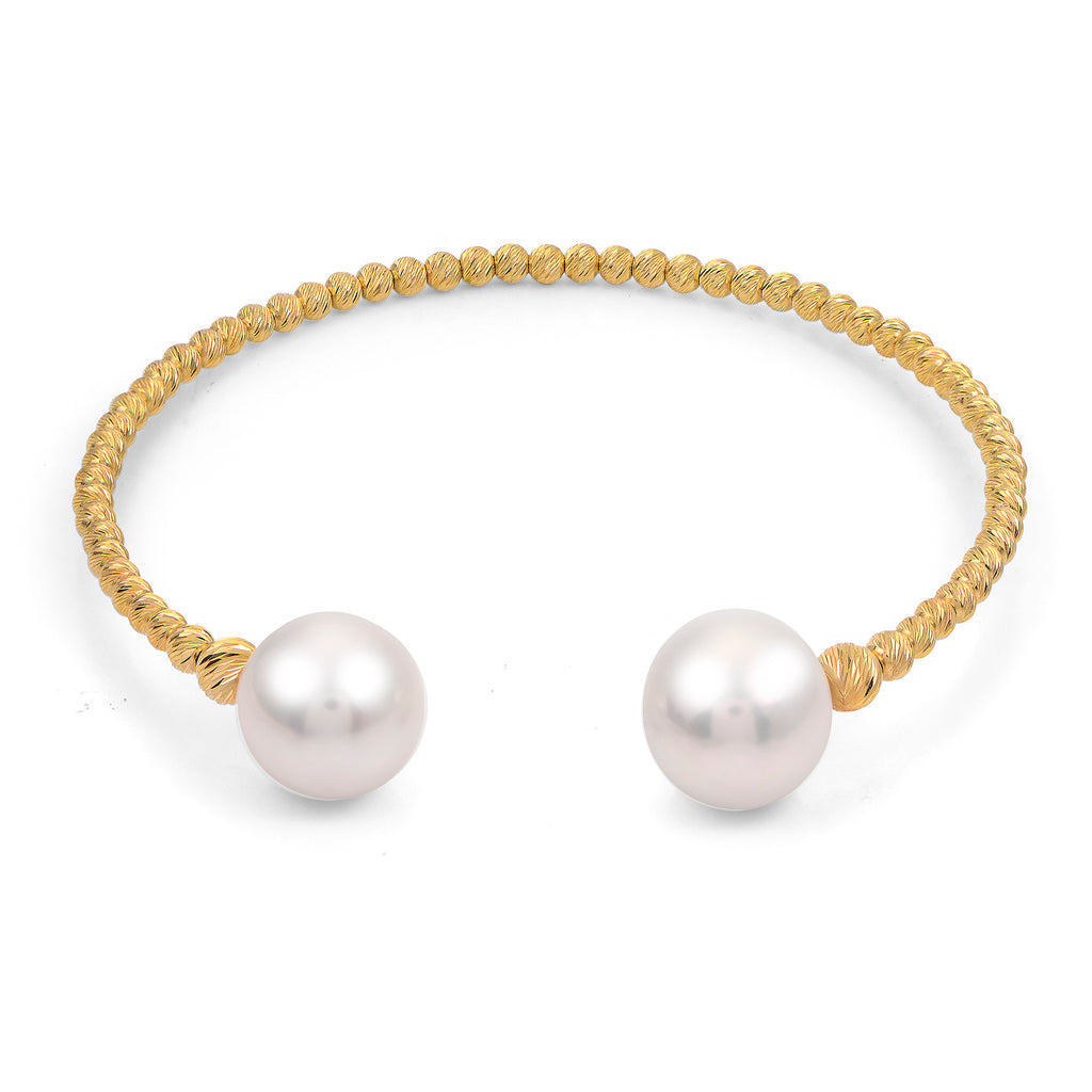 14K Pearl Cuff Bracelet