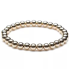 Annabelle's Collection gold filled 6mm bead bracelet