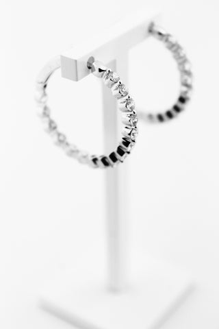 Diamond Hoop Earrings - Kuhn's Jewelers