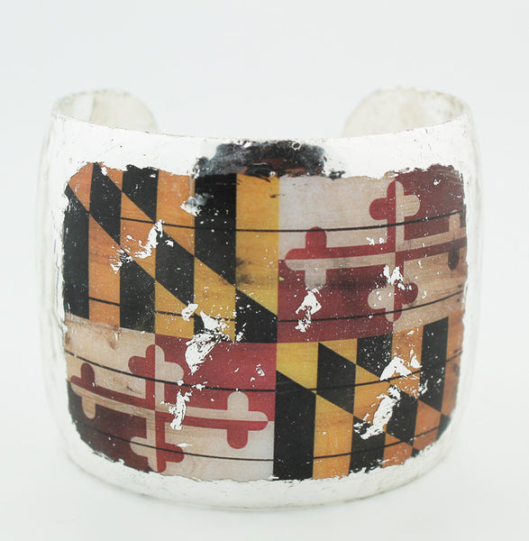 Calvert Cuff (Maryland Flag Cuff) - Kuhn's Jewelers - 1