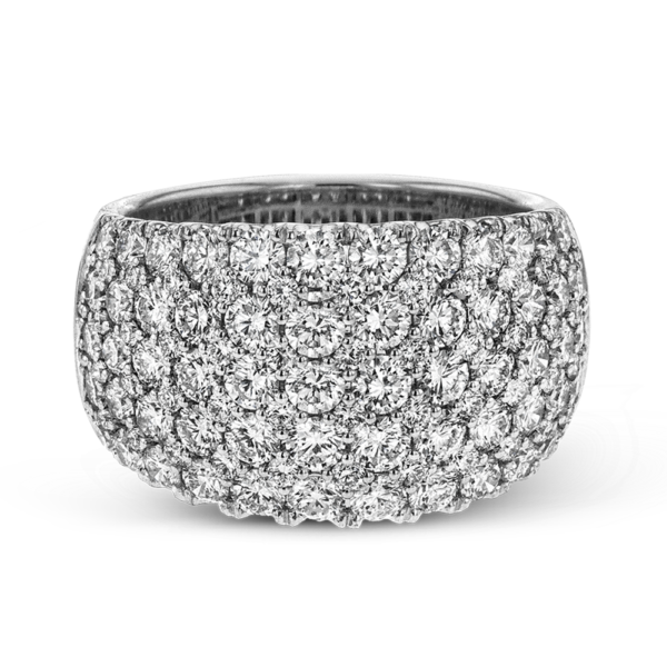 18K White Gold Anniversary Band