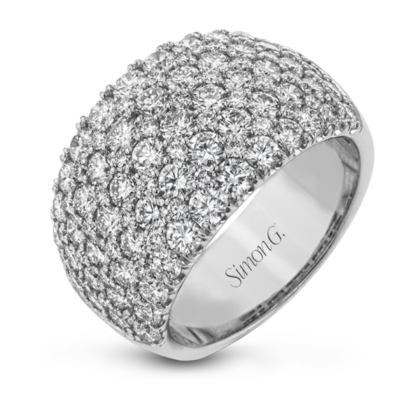 18K White Gold Anniversary Band