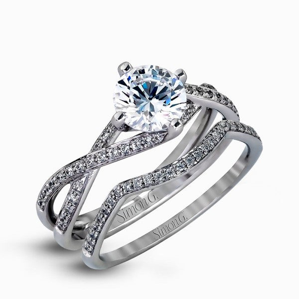 18K WG Diamond Wedding Set – Kuhn