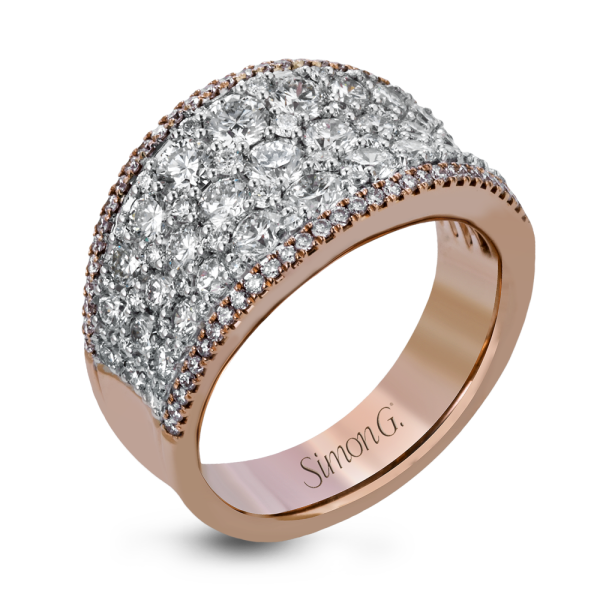 MR2619 18K Rose & White Gold Ring - Kuhn's Jewelers