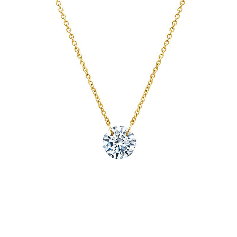 Lassaire Diamond shimmer Necklace - gold