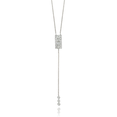 Doves - White Gold Diamond Fashion Necklace