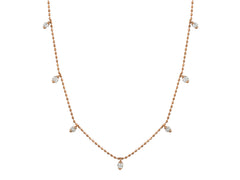 Rose Gold Cleopatra Style Necklace