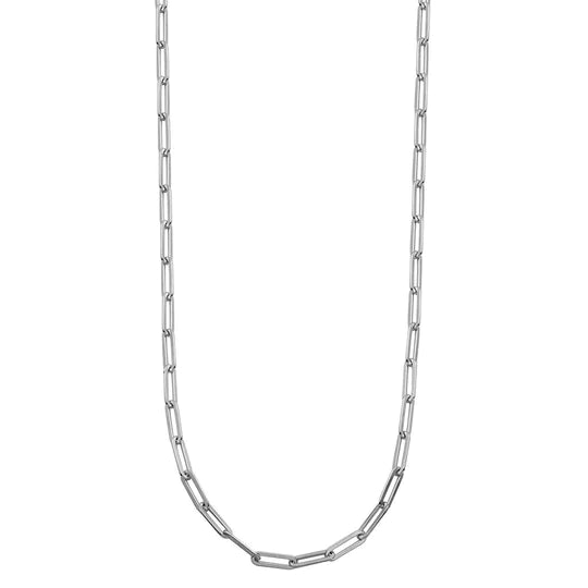 36" Sterling Silver Paperclip Chain