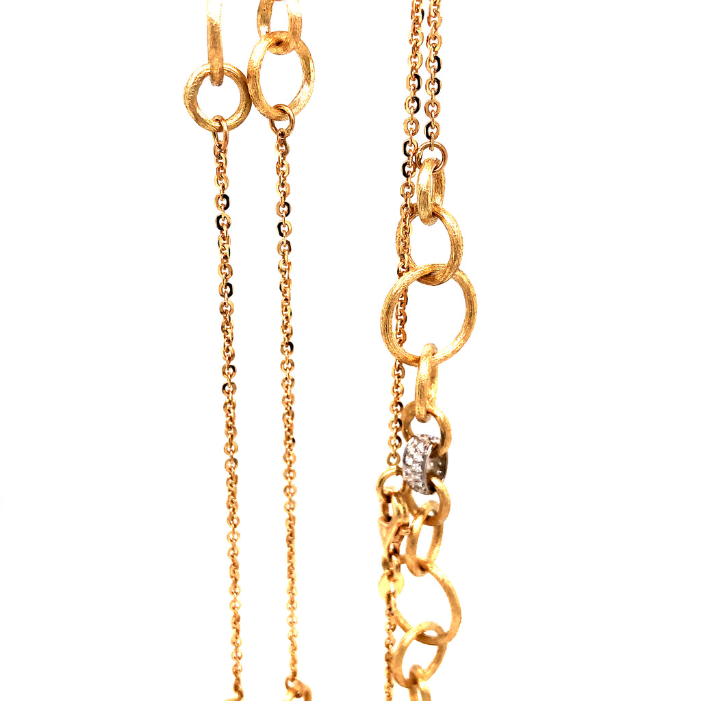 Afarin - 18K 2-Tone Diamond Necklace