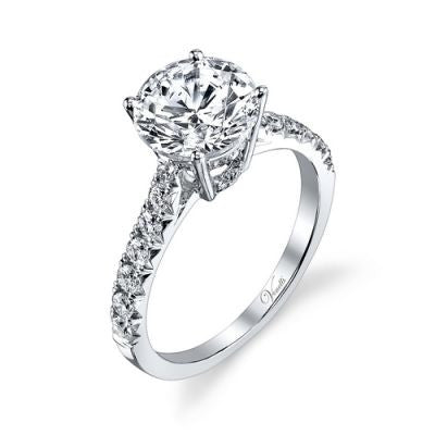 14K White Gold and Diamond Engagement Ring – Kuhn's Jewelers